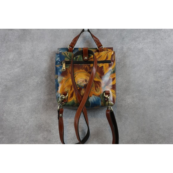 Patricia‎ Nash Floral Leather Crossbody Bag Small Convertible Backpack Purse main image 10